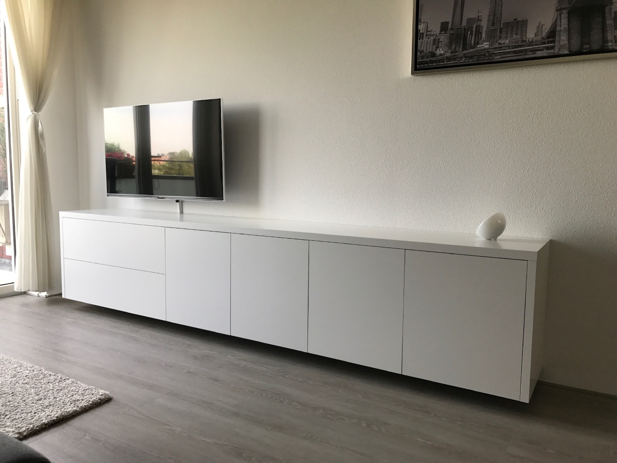 Mat tv meubel op maat | Vlugt Interieurs