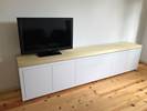 Tv meubels met houten blad - 20e.jpg