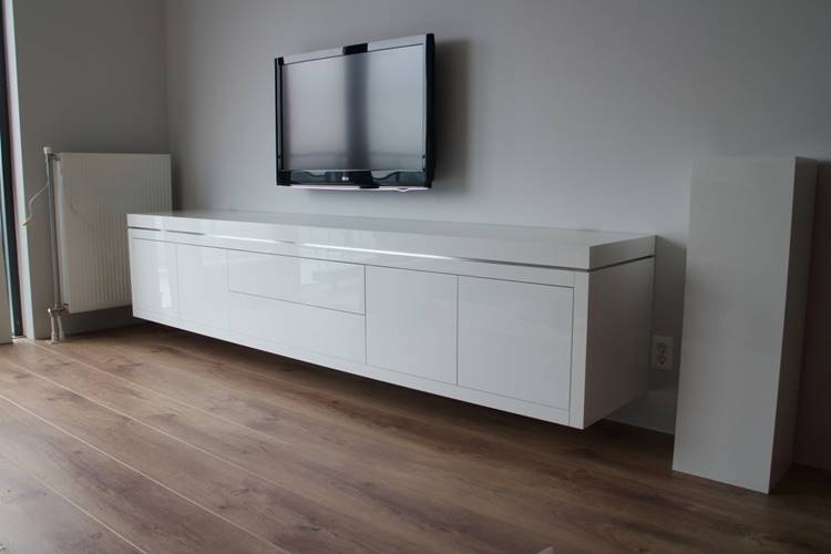 Acquiesce winnen juni Hoogglans witte tv meubels | Vlugt Interieurs